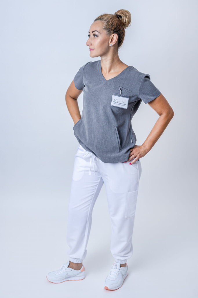 NEW YORK - spodnie damskie HelloNano białe